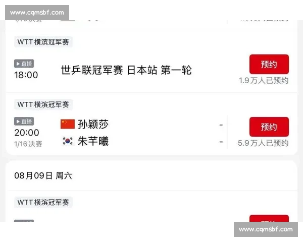 横滨冠军赛签表揭晓!孙颖莎首战朱芊曦,王曼昱直面新生代挑战 横滨冠军赛签表揭晓!孙颖莎首战朱芊曦,王曼昱直面新生代挑战